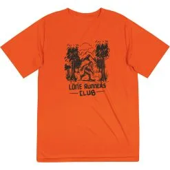 Men's Running Short Sleeve Performance Tee - Lone Runners Club -goneforarun Sales 2023 tr 43295 ORANGE FLAT