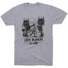 Running Short Sleeve T- Shirt - Lone Runners Club -goneforarun Sales 2023 tr 43296 GRAY FLAT