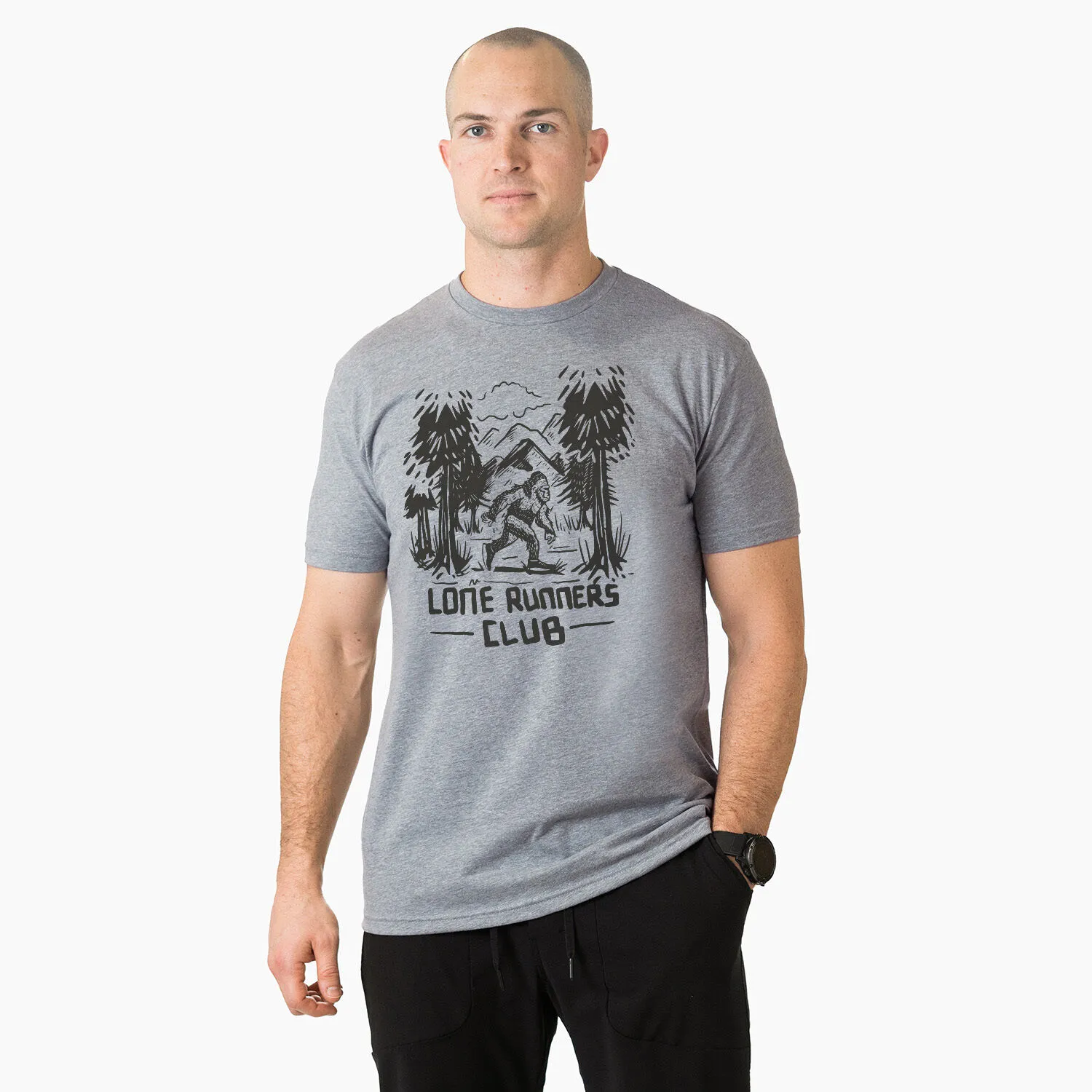 Running Short Sleeve T- Shirt - Lone Runners Club 4 Running Short Sleeve T- Shirt - Lone Runners Club - Image 2