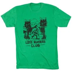 Running Short Sleeve T- Shirt - Lone Runners Club 24 Running Short Sleeve T- Shirt - Lone Runners Club -goneforarun Sales 2023 tr 43296 GREEN FLAT