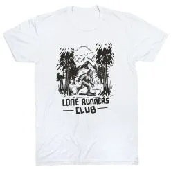 Running Short Sleeve T- Shirt - Lone Runners Club 31 Running Short Sleeve T- Shirt - Lone Runners Club -goneforarun Sales 2023 tr 43296 WHITE FLAT