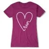 Women's Everyday Runners Tee - Run With Love 2 Women's Everyday Runners Tee - Run With Love -goneforarun Sales 2023 tr 43302 LUSHBERRY