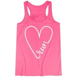 Flowy Racerback Tank Top - Run With Love