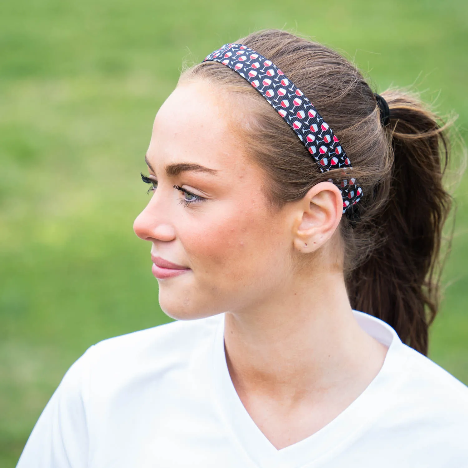 Athletic Juliband Non-Slip Headband - Wine Time 5 Athletic Juliband Non-Slip Headband - Wine Time - Image 3