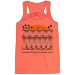 Running Flowy Racerback Tank Top - Chasing Sunsets -goneforarun Sales 2023 tr 43383 CORAL MAIN