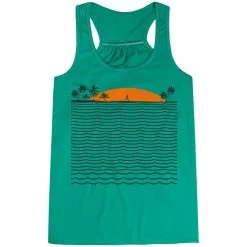 Running Flowy Racerback Tank Top - Chasing Sunsets -goneforarun Sales 2023 tr 43383 GREEN MAIN