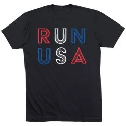 Running Short Sleeve T-Shirt - Run USA