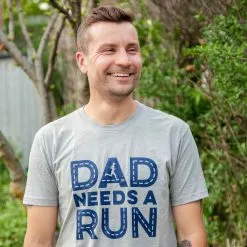 Running Short Sleeve T-Shirt - Dad Needs A Run -goneforarun Sales 2023 tr 43439 LIFESTYLE