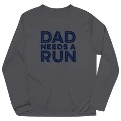 Men's Running Long Sleeve Performance Tee - Dad Needs A Run 15 Men's Running Long Sleeve Performance Tee - Dad Needs A Run -goneforarun Sales 2023 tr 43440 GRAPHITE MAIN