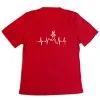 Women's Short Sleeve Tech Tee - Heart Beat Female Runner -goneforarun Sales 2023 tr 43483 RED MAIN