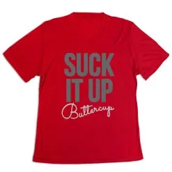 Women's Short Sleeve Tech Tee - Suck It Up Buttercup -goneforarun Sales 2023 tr 43498 RED MAIN