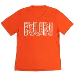 Women's Short Sleeve Tech Tee - Run With Inspiration -goneforarun Sales 2023 tr 43501 ORANGE MAIN