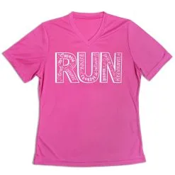 Women's Short Sleeve Tech Tee - Run With Inspiration -goneforarun Sales 2023 tr 43501 PINK MAIN