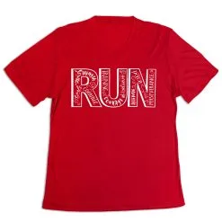 Women's Short Sleeve Tech Tee - Run With Inspiration -goneforarun Sales 2023 tr 43501 RED MAIN