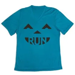 Women's Short Sleeve Tech Tee - Pumpkin Run -goneforarun Sales 2023 tr 43504 LIGHTBLUE MAIN
