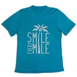 Women's Short Sleeve Tech Tee - Smile Every Mile 16 Women's Short Sleeve Tech Tee - Smile Every Mile -goneforarun Sales 2023 tr 43505 LIGHTBLUE MAIN