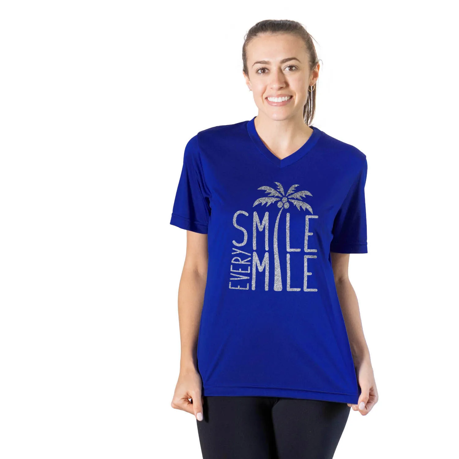 Women's Short Sleeve Tech Tee - Smile Every Mile 4 Women's Short Sleeve Tech Tee - Smile Every Mile - Image 2