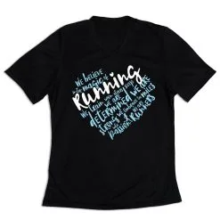 Women's Short Sleeve Tech Tee - Live Love Run Heart 14 Women's Short Sleeve Tech Tee - Live Love Run Heart -goneforarun Sales 2023 tr 43514 BLACK MAIN