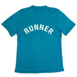 Women's Short Sleeve Tech Tee - Runner Arc -goneforarun Sales 2023 tr 43526 LIGHTBLUE MAIN
