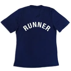 Women's Short Sleeve Tech Tee - Runner Arc -goneforarun Sales 2023 tr 43526 NAVY MAIN