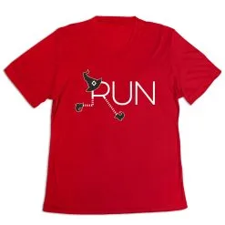 Women's Short Sleeve Tech Tee - Let's Run For Halloween -goneforarun Sales 2023 tr 43531 RED MAIN
