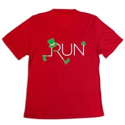 Women's Short Sleeve Tech Tee - Let's Run Lucky -goneforarun Sales 2023 tr 43533 RED MAIN