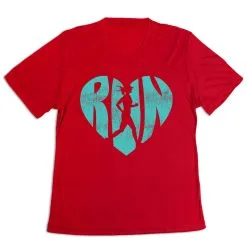 Women's Short Sleeve Tech Tee - Love The Run -goneforarun Sales 2023 tr 43536 RED MAIN
