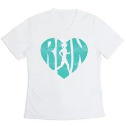 Women's Short Sleeve Tech Tee - Love The Run -goneforarun Sales 2023 tr 43536 WHITE MAIN