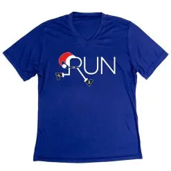Women's Short Sleeve Tech Tee - Let's Run For Christmas -goneforarun Sales 2023 tr 43544 ROYAL MAIN