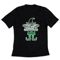 Women's Short Sleeve Tech Tee - Running's My Favorite -goneforarun Sales 2023 tr 43547 BLACK MAIN