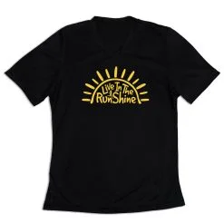 Women's Short Sleeve Tech Tee - Live In The RunShine 15 Women's Short Sleeve Tech Tee - Live In The RunShine -goneforarun Sales 2023 tr 43549 BLACK MAIN