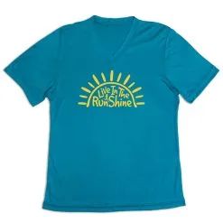 Women's Short Sleeve Tech Tee - Live In The RunShine