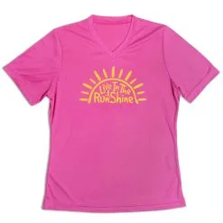 Women's Short Sleeve Tech Tee - Live In The RunShine 18 Women's Short Sleeve Tech Tee - Live In The RunShine -goneforarun Sales 2023 tr 43549 PINK MAIN