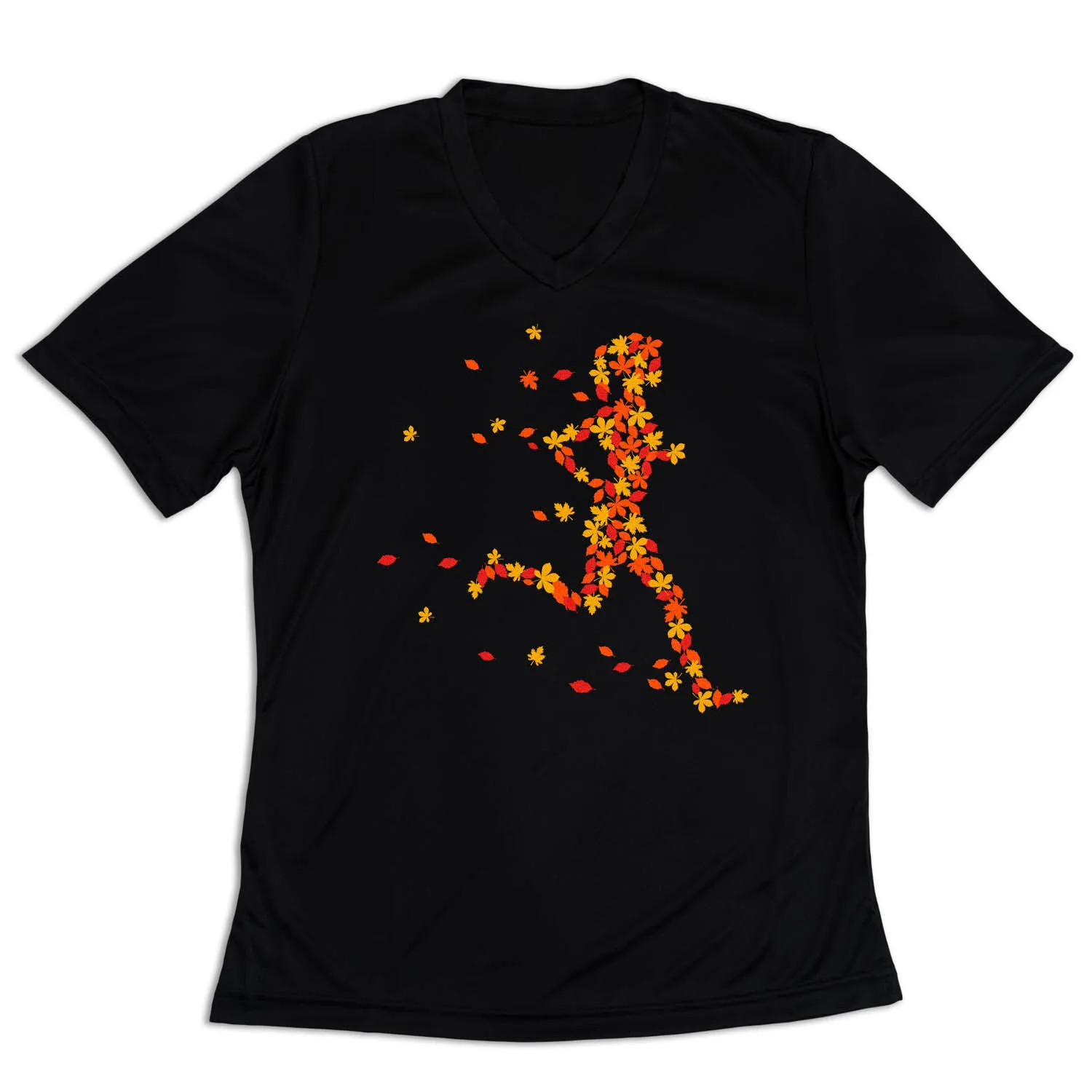 Women's Short Sleeve Tech Tee - Autumn Runner Girl 6 Women's Short Sleeve Tech Tee - Autumn Runner Girl - Image 4