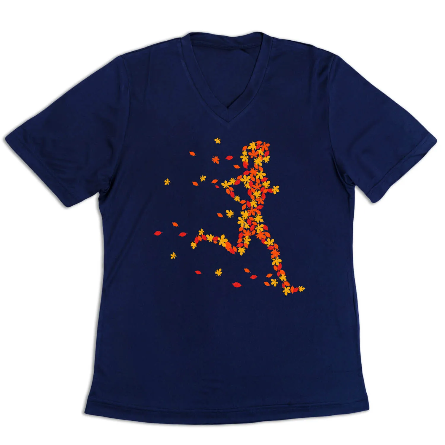 Women's Short Sleeve Tech Tee - Autumn Runner Girl 8 Women's Short Sleeve Tech Tee - Autumn Runner Girl - Image 6