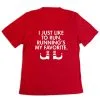 Women's Short Sleeve Tech Tee - Running's My Favorite (Simple) -goneforarun Sales 2023 tr 43564 RED MAIN