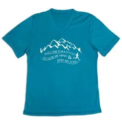 Women's Short Sleeve Tech Tee - Into The Forest I Go -goneforarun Sales 2023 tr 43567 LIGHTBLUE MAIN