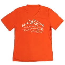Women's Short Sleeve Tech Tee - Into The Forest I Go -goneforarun Sales 2023 tr 43567 ORANGE MAIN