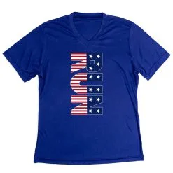 Women's Short Sleeve Tech Tee - Patriotic Run -goneforarun Sales 2023 tr 43571 ROYAL MAIN