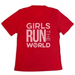 Women's Short Sleeve Tech Tee - Girls Run The World® -goneforarun Sales 2023 tr 43574 RED MAIN