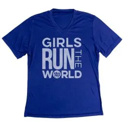 Women's Short Sleeve Tech Tee - Girls Run The World® -goneforarun Sales 2023 tr 43574 ROYAL MAIN