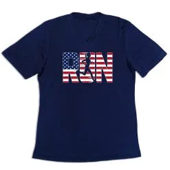 Women's Short Sleeve Tech Tee - Run Girl USA