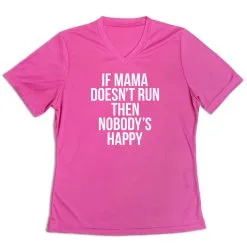 Women's Short Sleeve Tech Tee - If Mama Doesn't Run -goneforarun Sales 2023 tr 43583 PINK MAIN