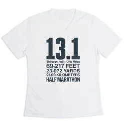 Women's Short Sleeve Tech Tee - 13.1 Math Miles