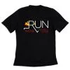 Women's Short Sleeve Tech Tee - Let's Run Now Gobble Later -goneforarun Sales 2023 tr 43585 BLACK MAIN
