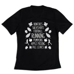 Women's Short Sleeve Tech Tee - Fall Running 14 Women's Short Sleeve Tech Tee - Fall Running -goneforarun Sales 2023 tr 43598 BLACK MAIN