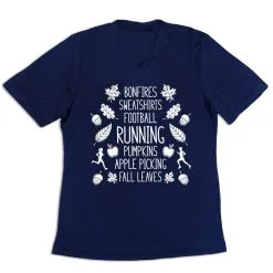 Women's Short Sleeve Tech Tee - Fall Running 16 Women's Short Sleeve Tech Tee - Fall Running -goneforarun Sales 2023 tr 43598 NAVY MAIN