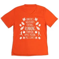 Women's Short Sleeve Tech Tee - Fall Running