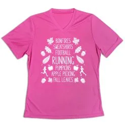 Women's Short Sleeve Tech Tee - Fall Running 17 Women's Short Sleeve Tech Tee - Fall Running -goneforarun Sales 2023 tr 43598 PINK MAIN