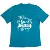 Women's Short Sleeve Tech Tee - This Mom Runs To Burn Off The Crazy